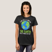 地球の科学の回転が私の日を作る Tシャツ (正面フル)