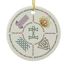 地球の空気火水オーナメント