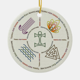地球の空気火水オーナメント セラミックオーナメント