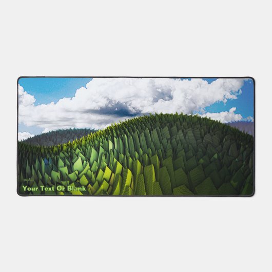 地球の緑の丘 デスクマット (正面)