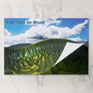 地球の緑の丘 ペーパーパッド