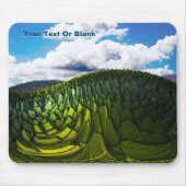 地球の緑の丘 マウスパッド (正面)