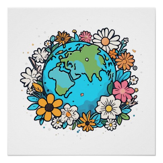 地球の美しさ ポスター (正面)