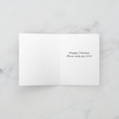 地球の自然の星のクリスマスカードの平和 シーズンカード (内部)