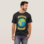 地球の自転が私の日を科学Teeにする Tシャツ (正面フル)