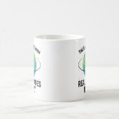 地球の自転で私の1日が楽しくなる 科学 コーヒーマグカップ (中央)