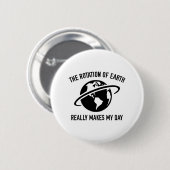 地球の自転 缶バッジ (正面&裏面)