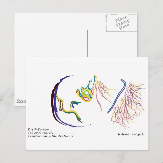 地球の舞踏 ポストカード (正面/裏面)