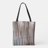 地球の色数々の付き抽象芸術パターン トートバッグ (裏面)