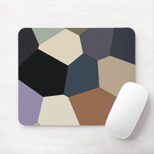 地球の色数々の付き抽象芸術パターン マウスパッド (マウス)