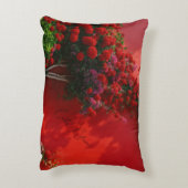 地球の花のアクセント枕 アクセントクッション (裏面(縦))