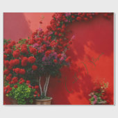 地球の花束ラッピングペーパー ラッピングペーパー (フラット)