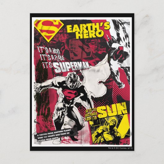 地球の英雄 ポストカード (正面)