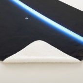 地球の薄い大気の線とギビングの月 シェルパブランケット (3/4)