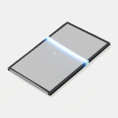 地球の薄い大気の線とギビングの月 ポストイット (アングル)