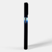 地球の薄い大気の線とギビングの月 Case-Mate iPhoneケース (裏面 / 右)