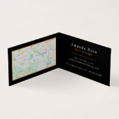 地球の血の月、天文学者、天文学ストア 名刺 (内部)