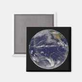 地球の衛星画像 マグネット (正面/裏面)