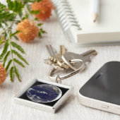 地球の衛星観測 キーホルダー (側面)