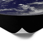 地球の衛星観測 ポスター (角)