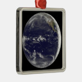 地球の衛星観測 メタルオーナメント (右)