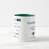 地球の観測網のマグのヨーロッパのネットワーク マグカップ (中央)