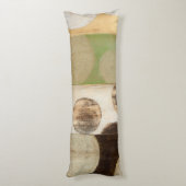 地球の調子の円との木製のパネルの絵画 ボディピロー (裏面 (縦))