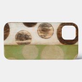 地球の調子の円との木製のパネルの絵画 Case-Mate iPhoneケース (裏面 (横))