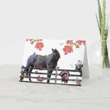 地球の豊かさ：ハッピー感謝祭ホリデーカード