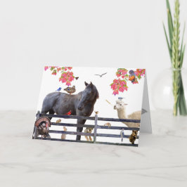 地球の豊かさ：ハッピー感謝祭ホリデーカード シーズンカード