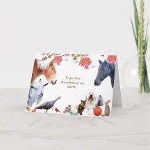 地球の豊かさ：ハッピー感謝祭ホリデーカード