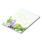 地球の贈り物 – 5つの必須油 ノートパッド (回転)