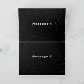 地球の軌転が道のようにカーリングストーン カード (内部)