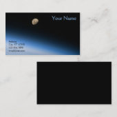 地球の軌道から見た月 名刺 (正面/裏面)