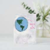 地球の郵便はがきの平和 ポストカード (スタンド正面)