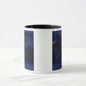 地球の都市光の世界観 マグカップ (中央)