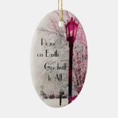 地球の陶磁器のオーナメントのガスランプの平和 セラミックオーナメント (右)