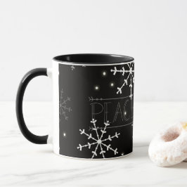 地球の雪片のマグの平和 マグカップ