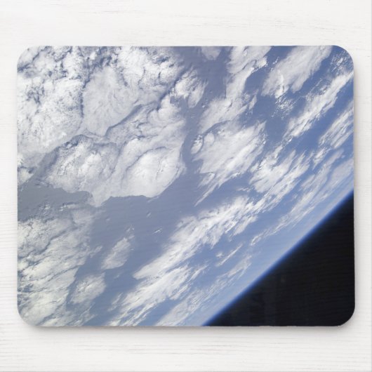 地球の青と白の部分 マウスパッド (正面)