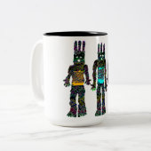 地球の風と火 ツートーンマグカップ (正面左)