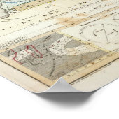 地球の風図 ポスター (角)