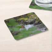 地球の魅惑 スクエアペーパーコースター (アングル)