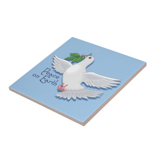 地球の鳩の平和 タイル (側面)