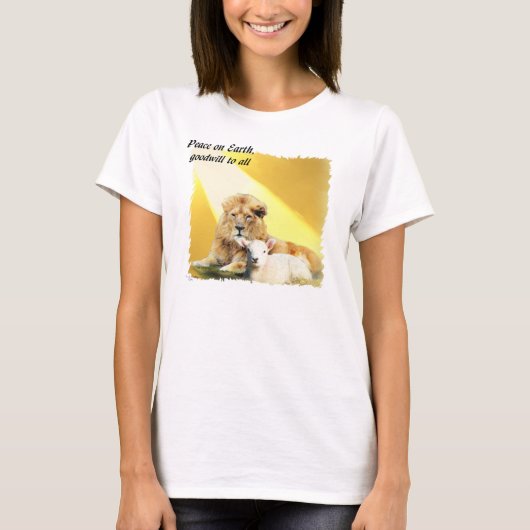 地球の… Tシャツの平和 Tシャツ (正面)