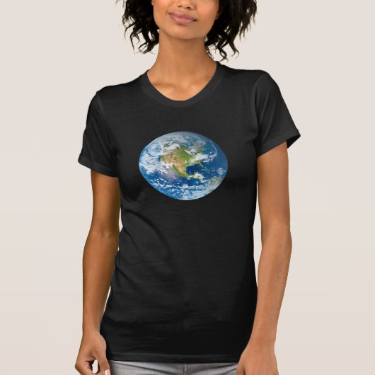 地球のTシャツを尊重する Tシャツ (正面)