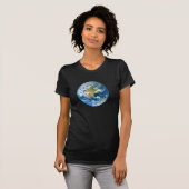 地球のTシャツを尊重する Tシャツ (正面フル)