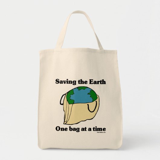地球のtotebagを救うこと トートバッグ (正面)