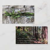 地球はっきりしたを生命に導くデザイン 名刺 (正面/裏面)