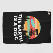 地球はディスクゴルフ ゴルフタオル (横)