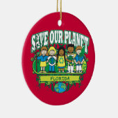 地球はフロリダをからかいます セラミックオーナメント (右)